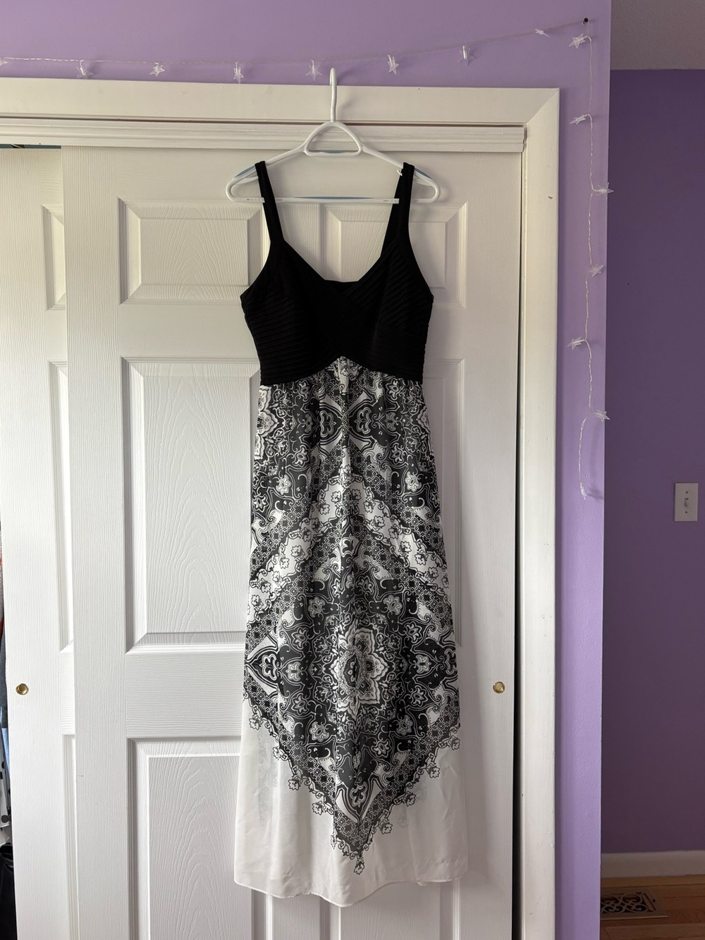 Black & White Maxi Dress